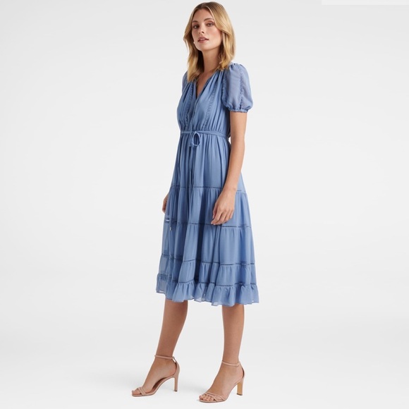 Forever New Sophie Petite Tiered Midi Dress - Picture 3 of 8